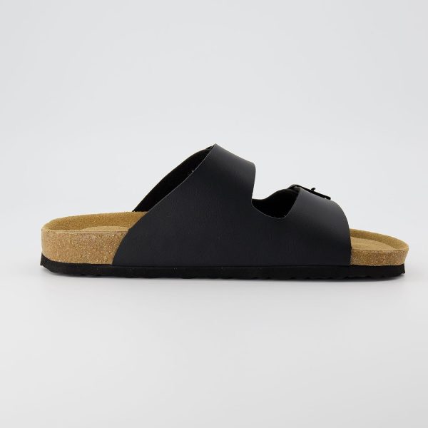 CUSHIONAIRE Men's Lane Cork footbed Sandal with Adjustable Buckle Straps +Comfort - Image 4