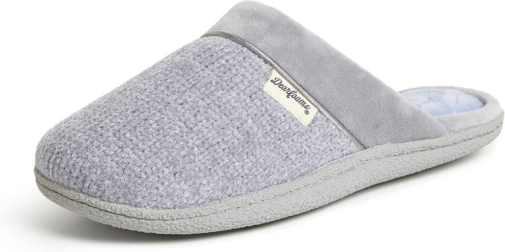 Women's Slip On Memory Foam Comfort Samatha Scuff House Slipper with Wide Widths