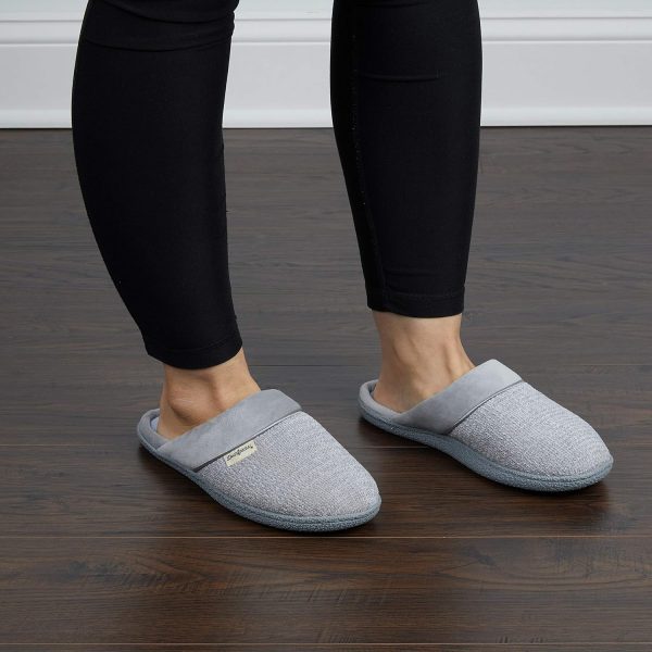 Women's Slip On Memory Foam Comfort Samatha Scuff House Slipper with Wide Widths - Image 2