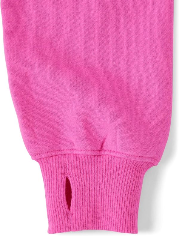 The Children's Place Girls' Long Sleeve Cropped Hooded Zip Up - Image 2
