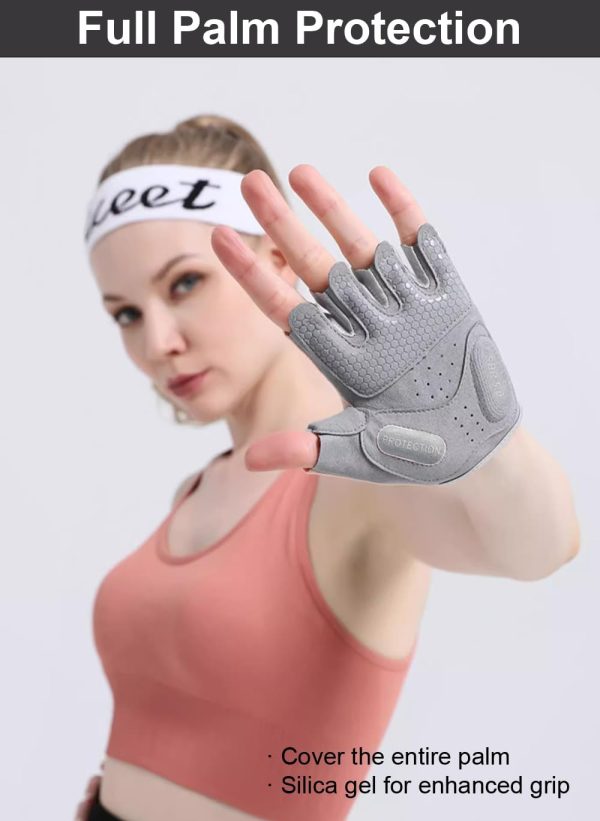 Workout Gloves Women & Men, Gym Gloves Weight Lifting Gloves for Women Workout Gloves for Men, Womens Workout Gloves Fitness Gloves - Image 2