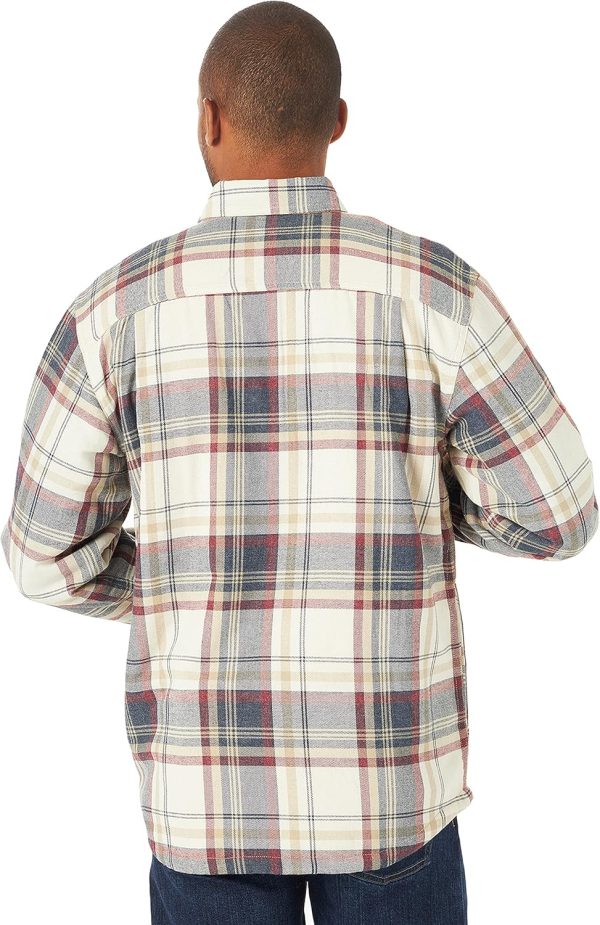 Wrangler Authentics Men's Long Sleeve Sherpa Lined Shirt Jacket - Image 2